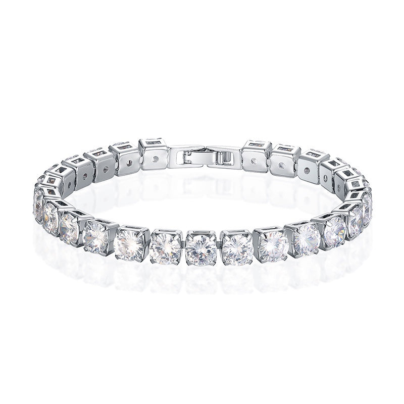 Trendy Moissanite Hip Hop Shine Bracelet