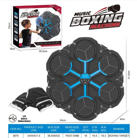 The Champion Target — Bluetooth Boxing Trainer with Music & LED