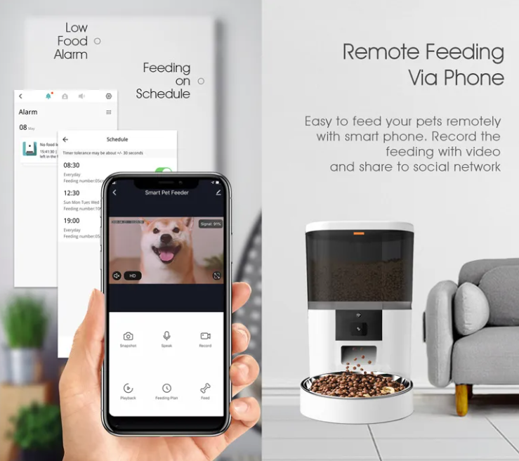 The Smart Pet Feeder — Automatic Feeder for Dogs and Cats