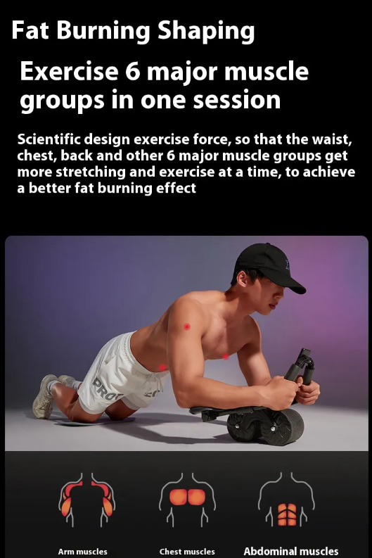 The Ab Wheel Pro — Automatic Rebound Core Trainer
