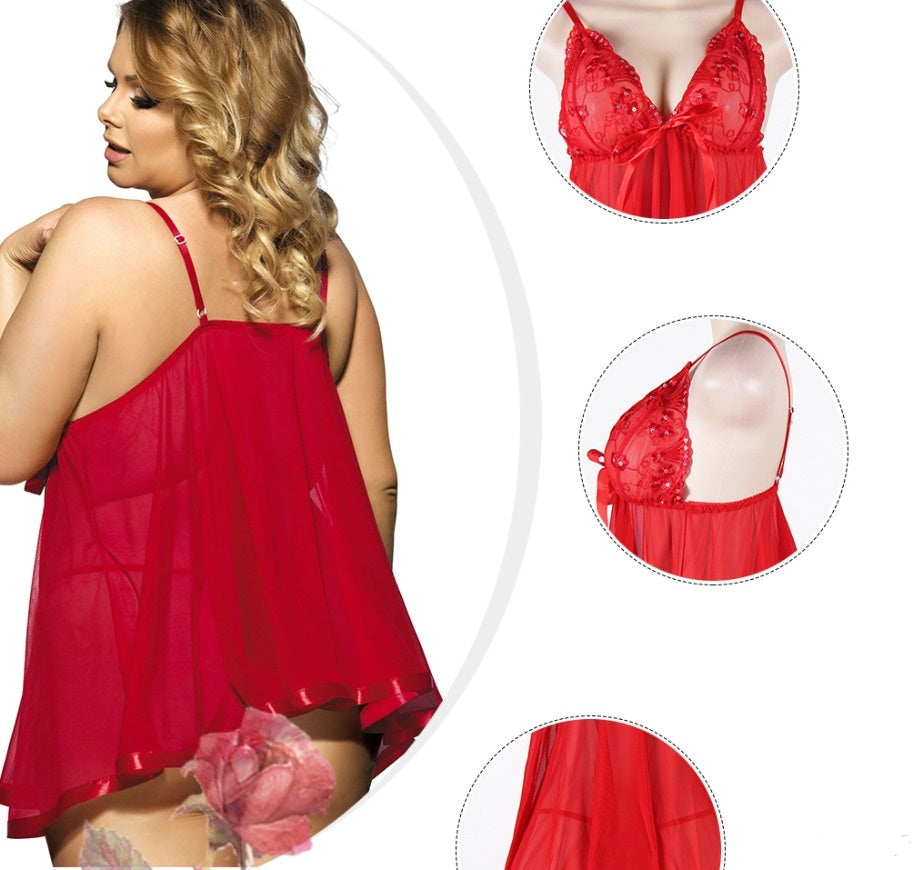 The Reverie Slip Dress — Lace-Trim Sleepwear for Her