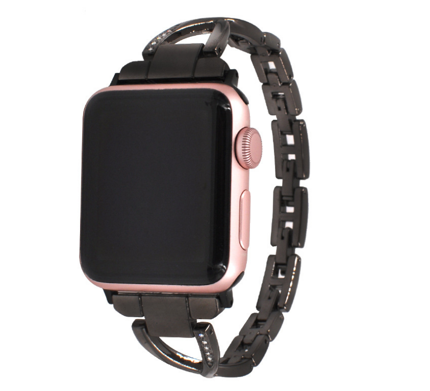The Diamond Link Band — X-Type Stainless Steel Apple Watch Band
