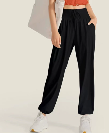 The Flow Pant — Relaxed Luxury Harem Trousers for Her