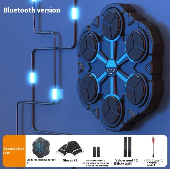 The Champion Target — Bluetooth Boxing Trainer with Music & LED