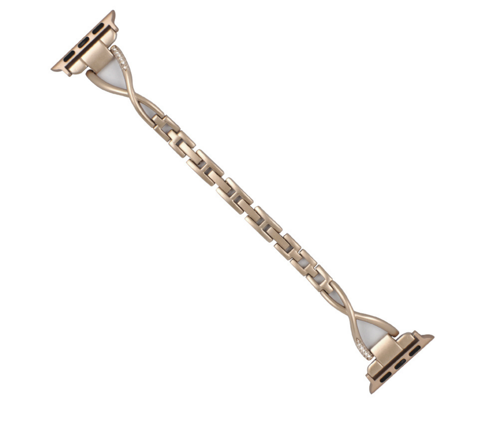 The Diamond Link Band — X-Type Stainless Steel Apple Watch Band