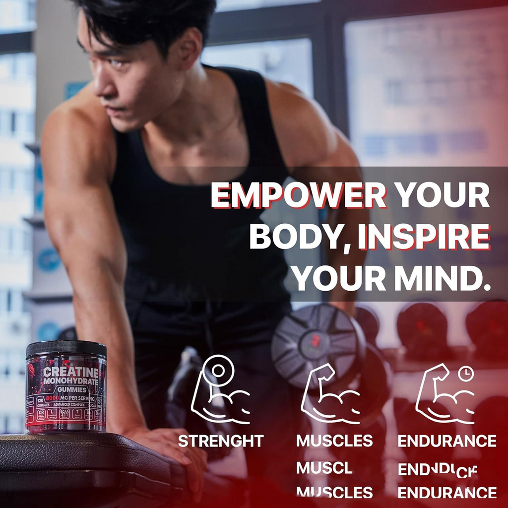 Muscle Boost Gummies — Creatine & Vitamin Performance Chews
