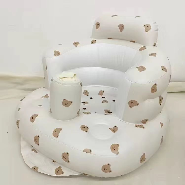 The Cloud Seat — Inflatable Baby Chair for Dining & Bath