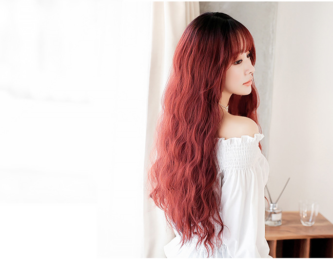 Cornwave Long Curly Wigs for Women