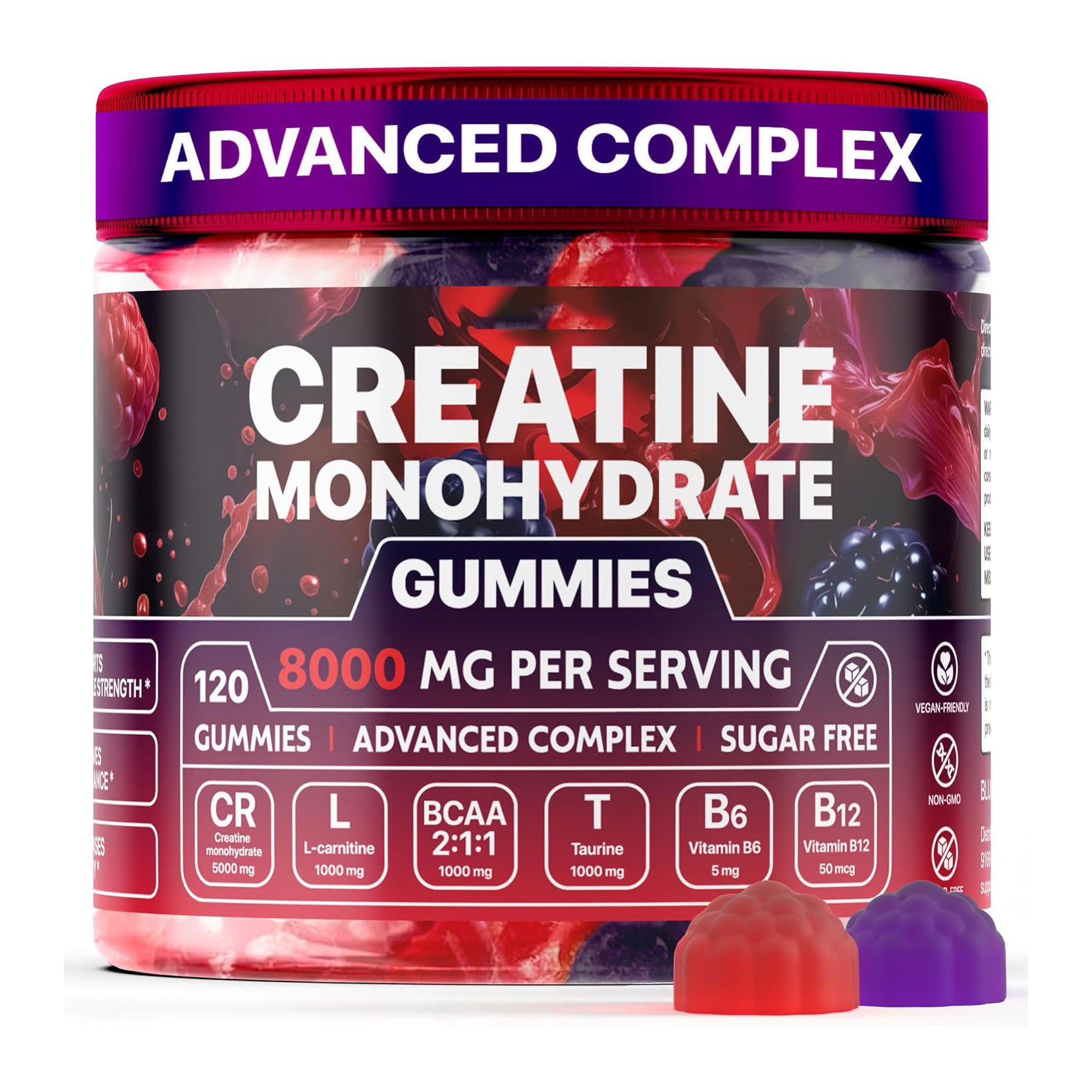 Muscle Boost Gummies — Creatine & Vitamin Performance Chews