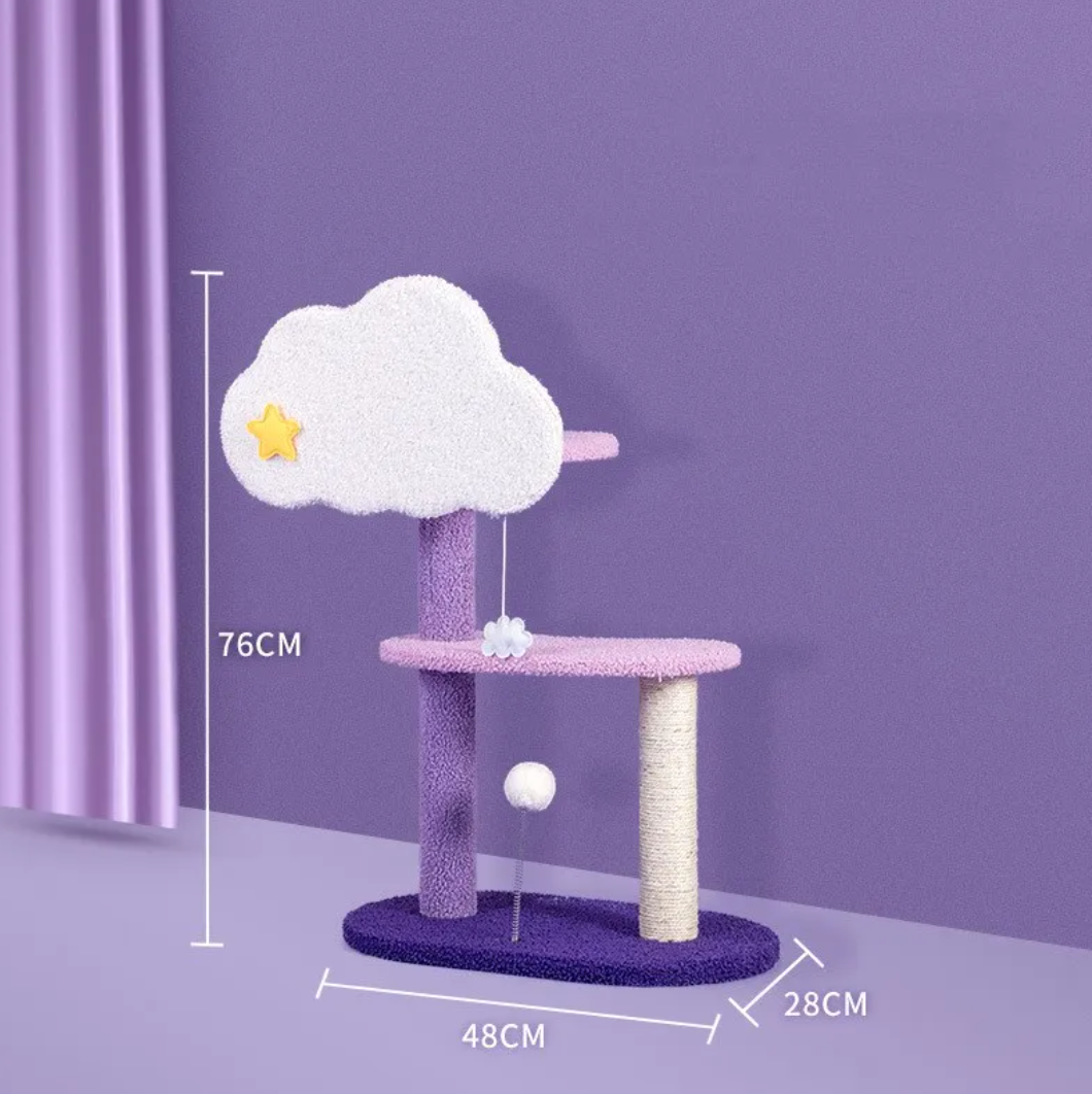 The Feline Palace — Luxury Multi-Tier Cat Tree & Scratching Platform