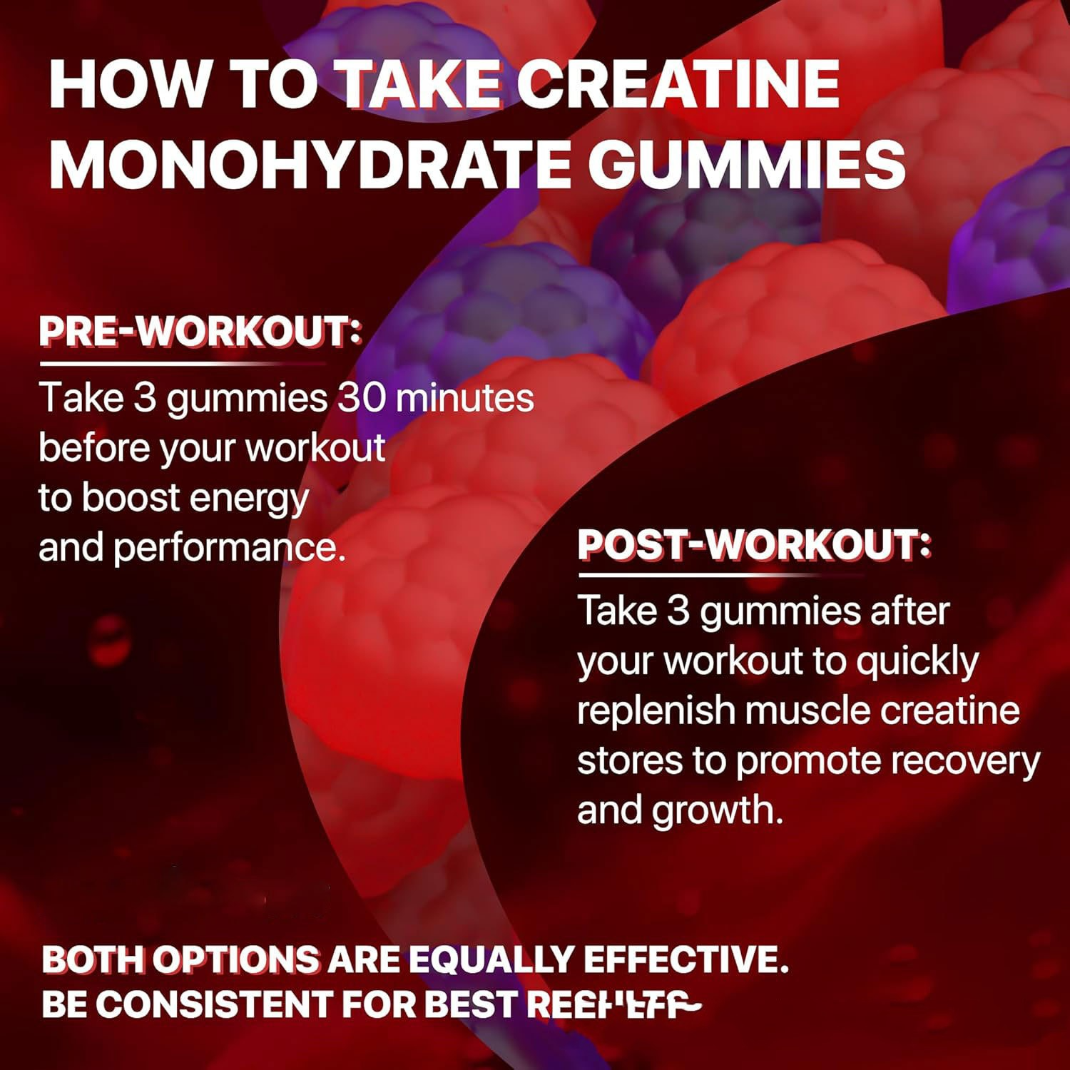 Muscle Boost Gummies — Creatine & Vitamin Performance Chews