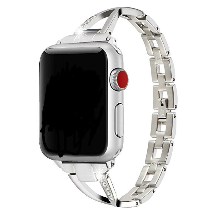 The Diamond Link Band — X-Type Stainless Steel Apple Watch Band