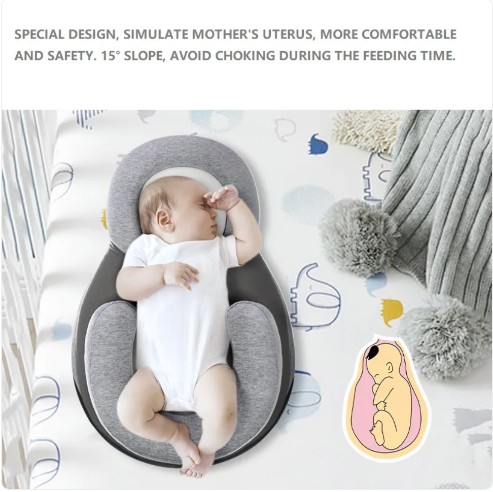 The Womb Comfort Pillow — Memory Foam Anti-Spit Up Baby Pillow
