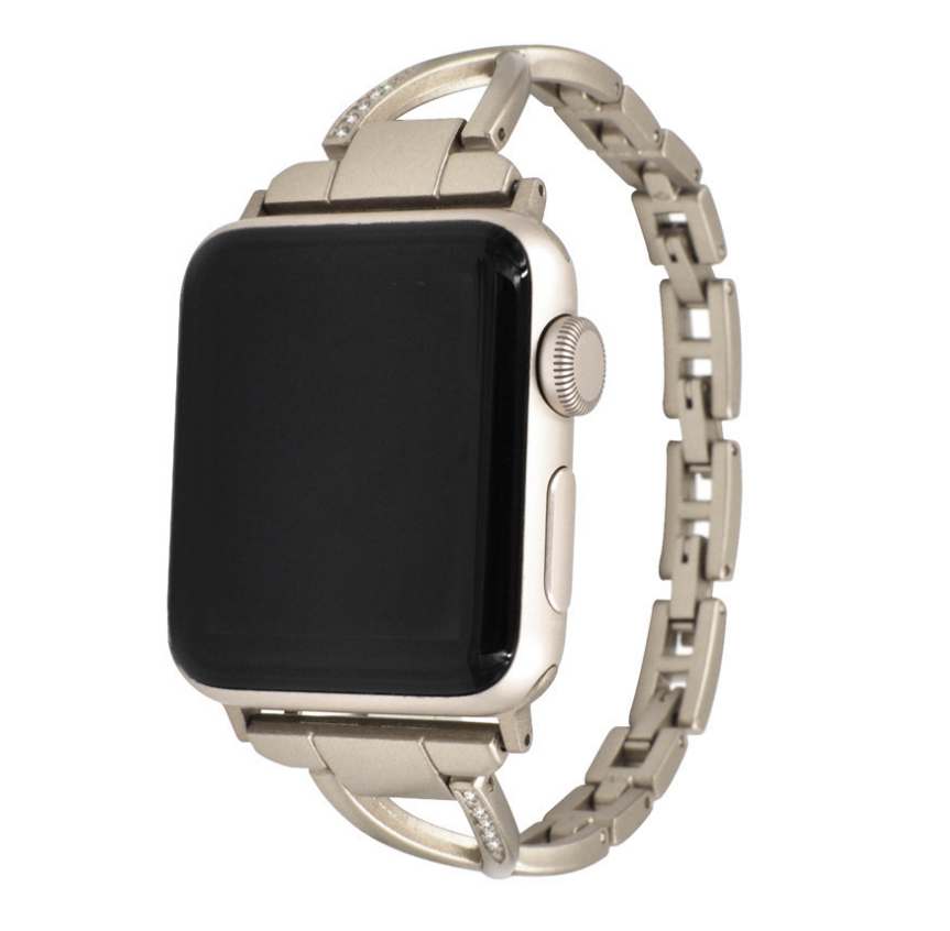 The Diamond Link Band — X-Type Stainless Steel Apple Watch Band