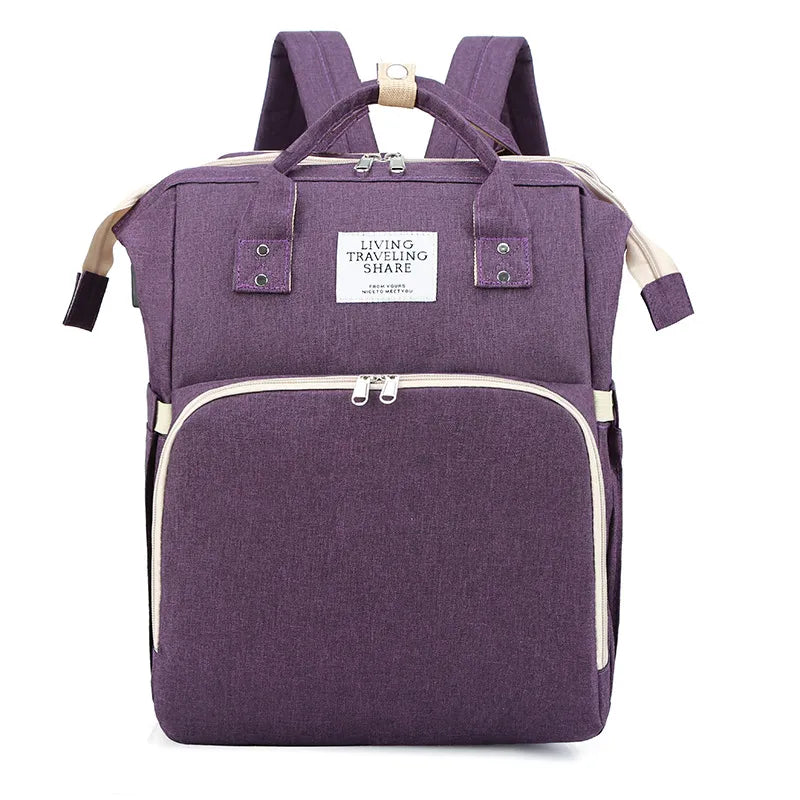 The Maison Mama Bag — Large-Capacity Luxury Diaper Backpack