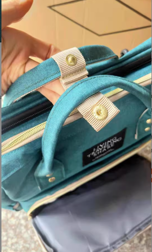 The Maison Mama Bag — Large-Capacity Luxury Diaper Backpack