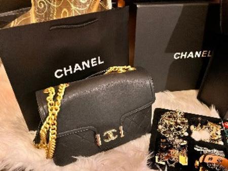 Chic Handbags With Double Chain Handle